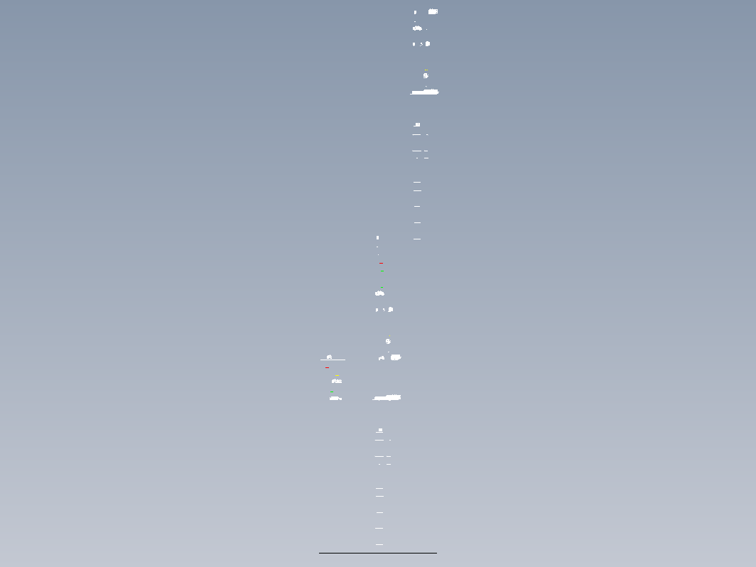 美国ASME30GAL卧式空压机罐CAD图纸