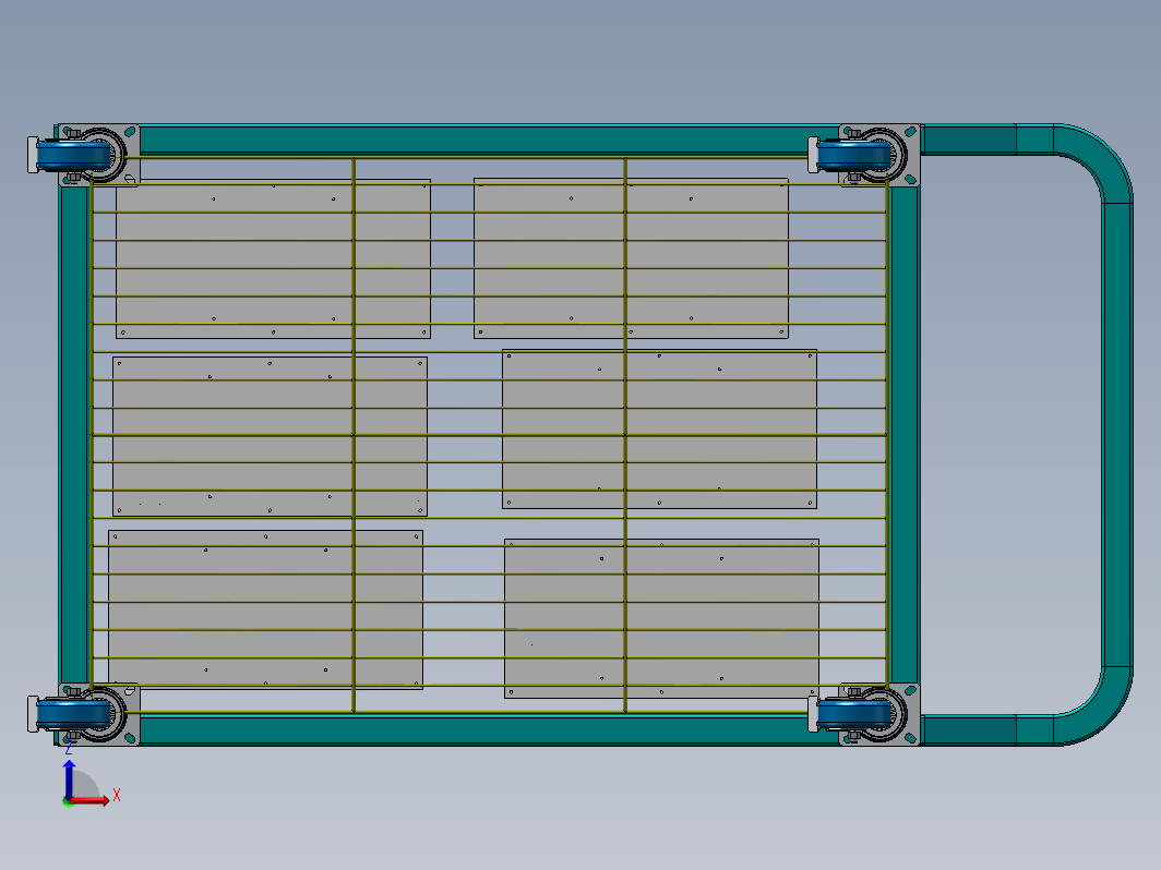 PCB烘烤周转车