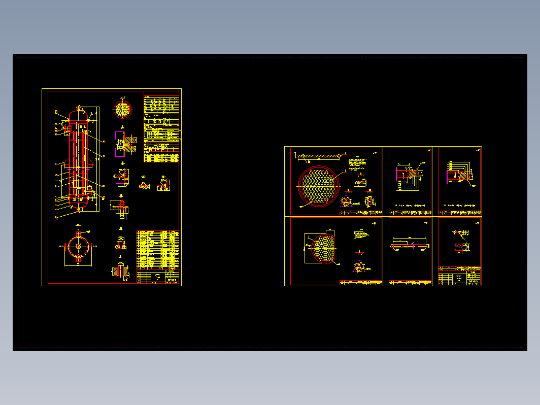 35平方冷却器图纸cad图CAD设计图