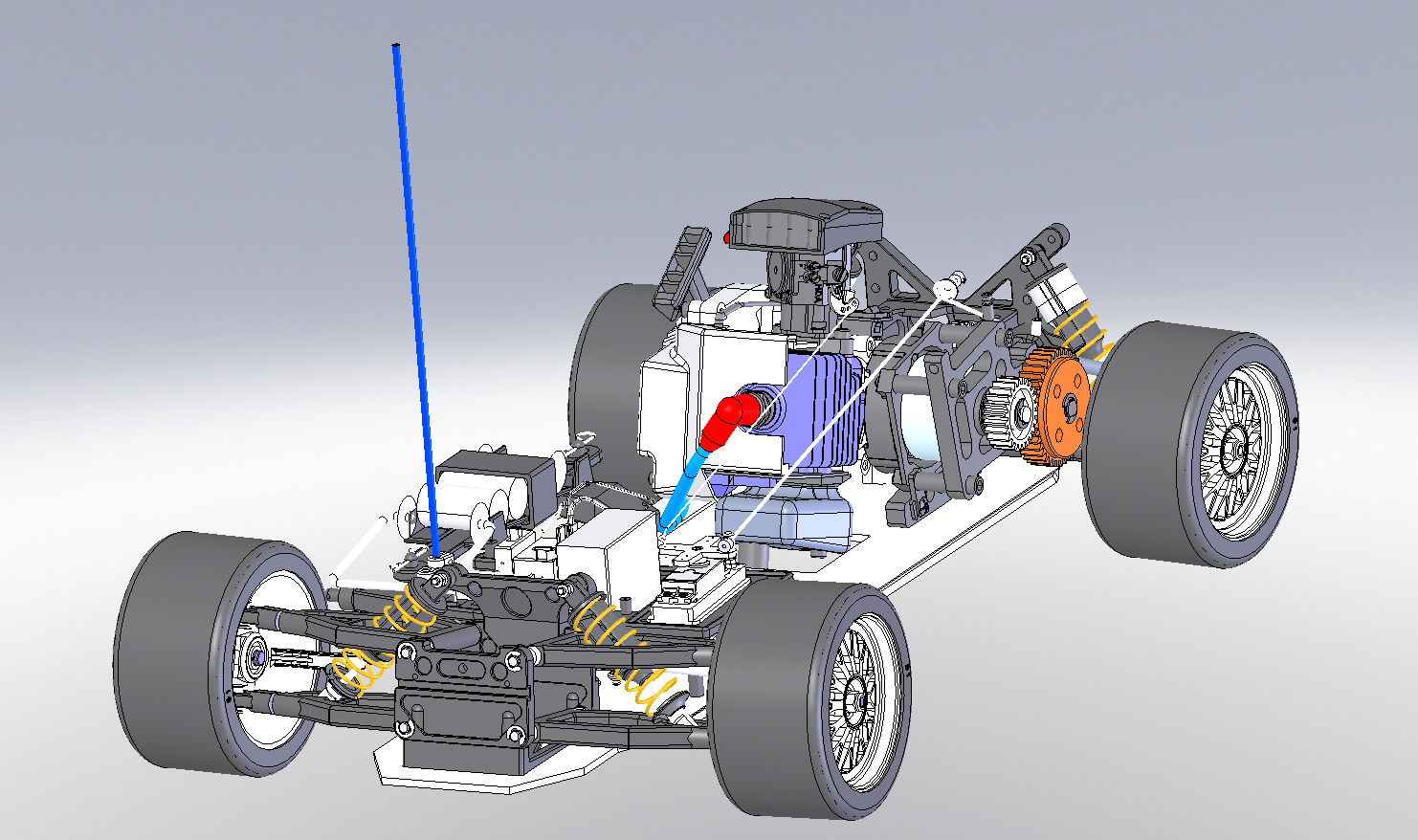 F2000比例模型遥控车