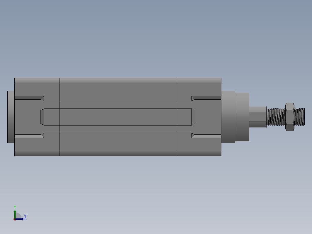 DNC气缸3D