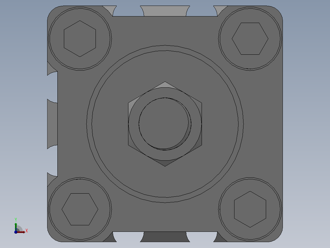 DNC气缸3D