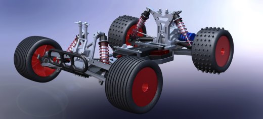 RC模型玩具遥控车3D图纸缩略图