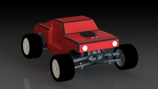 RC模型玩具遥控车3D图纸缩略图