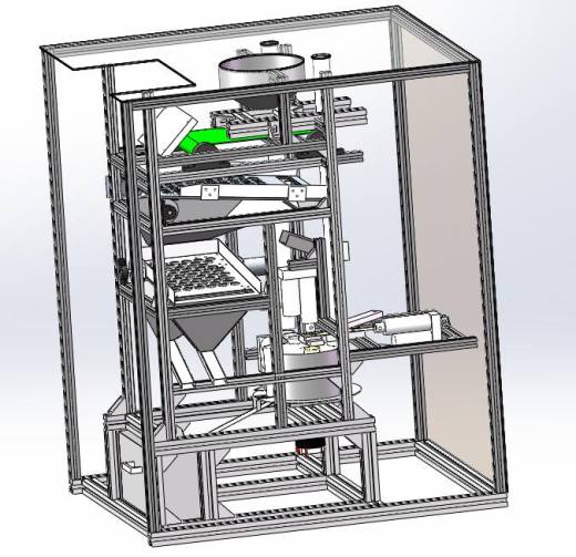 硬币自动分拣计数包装一体机（毕设版）3D+CAD+说明书缩略图