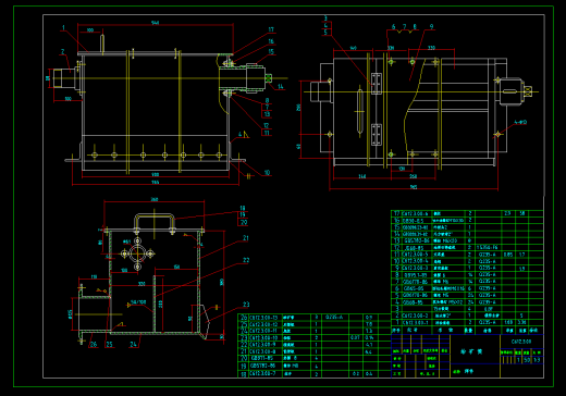 CTB600×1200永磁筒式磁选机图纸缩略图