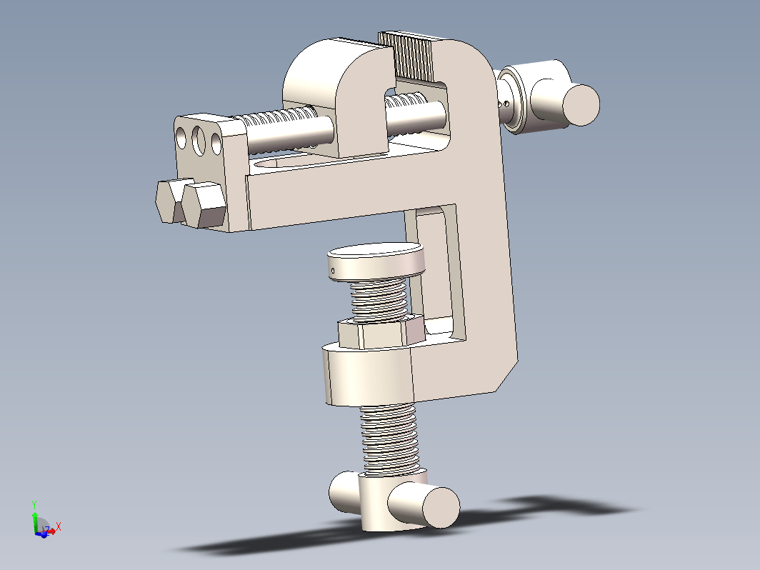 3D打印台虎钳