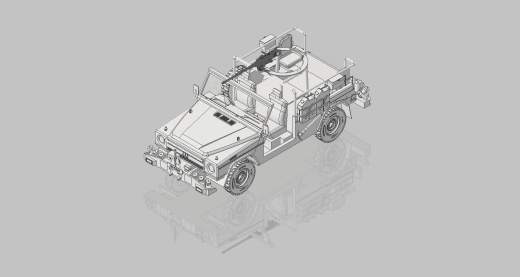 G-Wagon 军4x4车辆