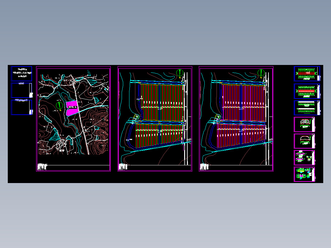 某村农业大棚建筑施工图纸