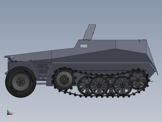 sd.kfz.250半履带轻型装甲车缩略图
