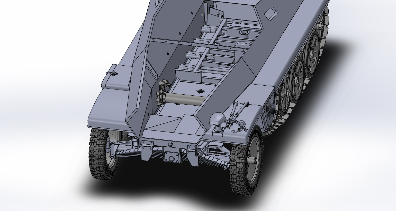 sd.kfz.250半履带轻型装甲车