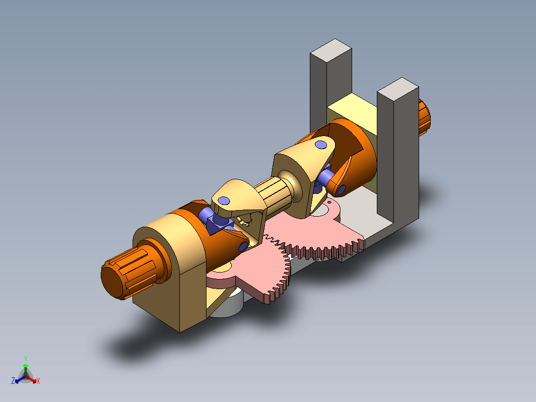 双联式万向节机构 Double Cardan Universal Joint