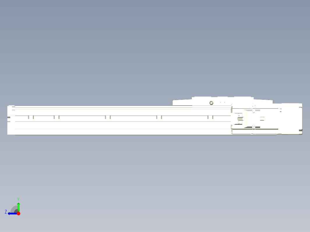 轨道内嵌式螺杆滑台KGH12-300-BR-400W-C4