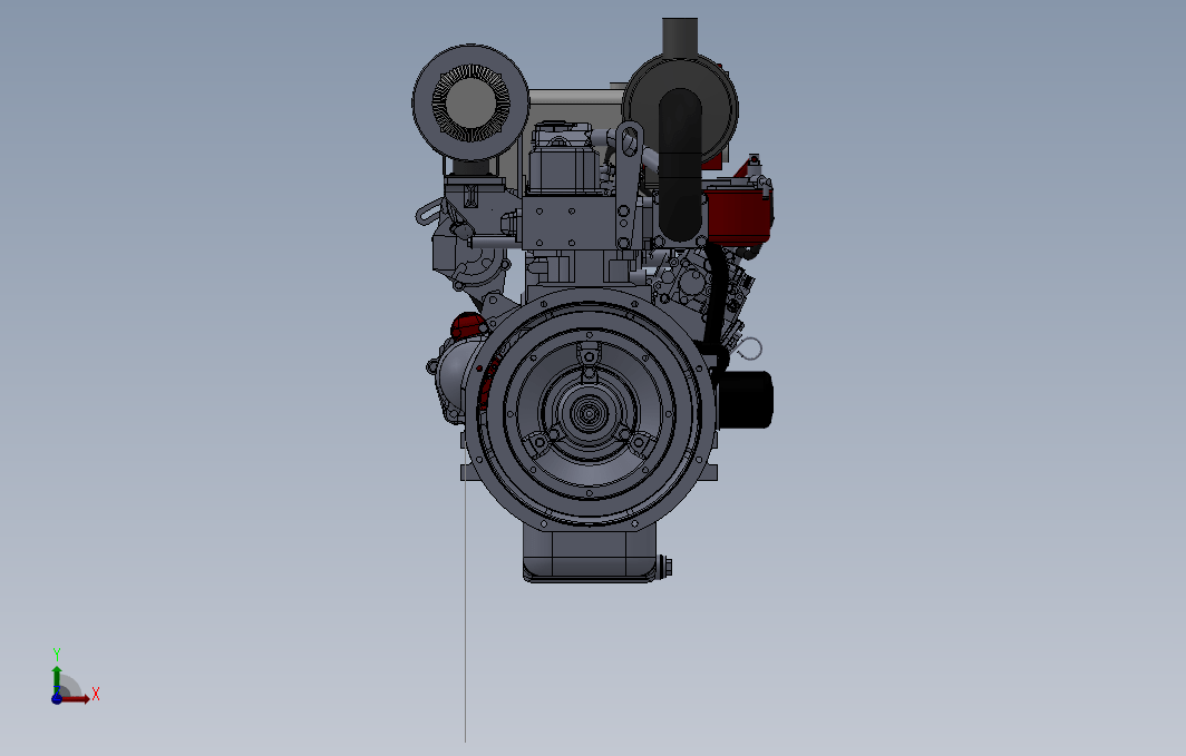 【310】6缸柴油发动机SW设计