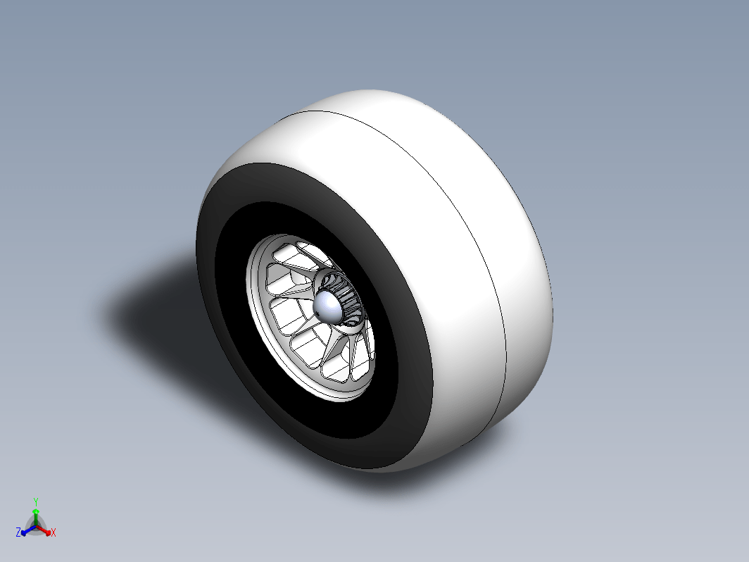 工程的F1车轮模型