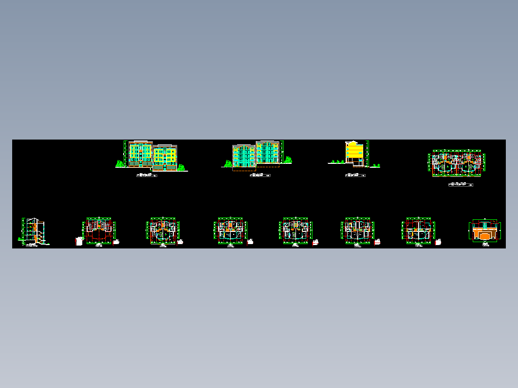 别墅排屋CAD-A11plan