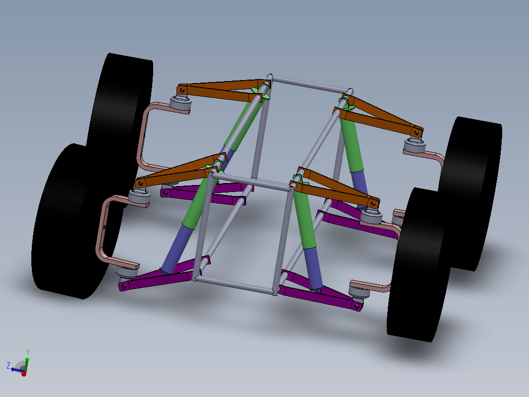 Solidworks  的底盘悬架设计