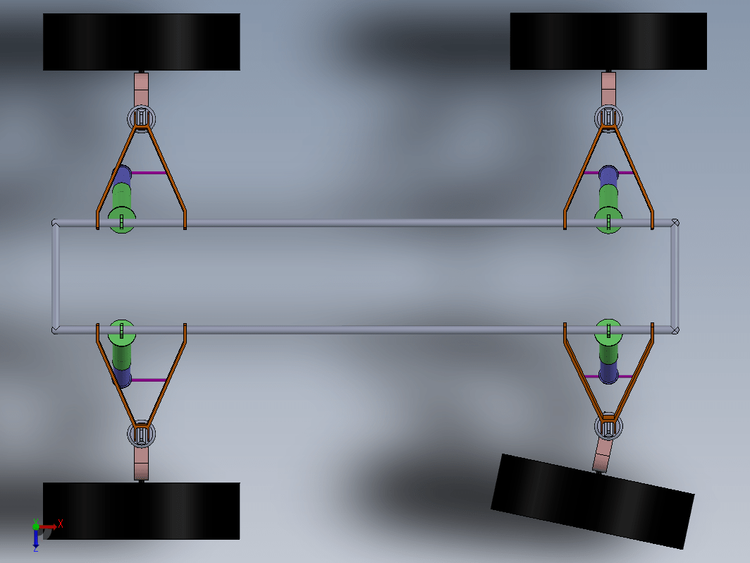 Solidworks  的底盘悬架设计