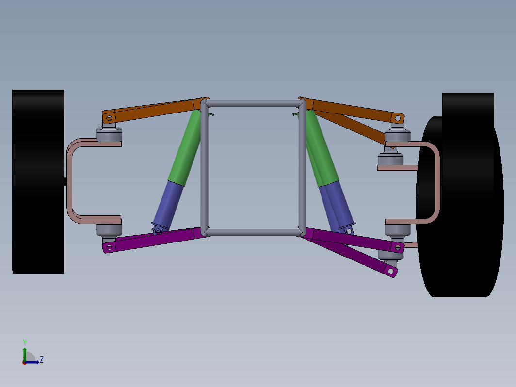 Solidworks  的底盘悬架设计