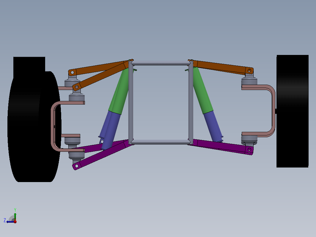 Solidworks  的底盘悬架设计