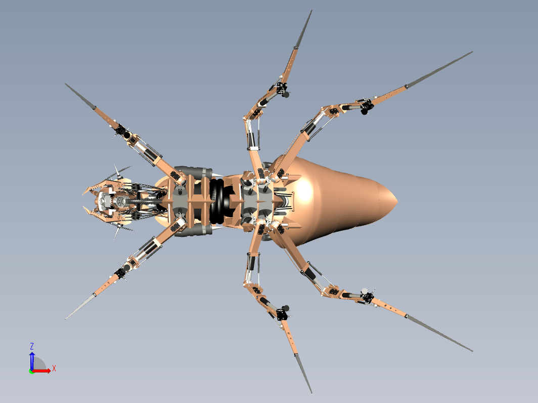 仿生机械动物 ant-robot-steampunk-version STP