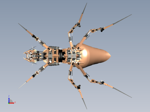 仿生机械动物 ant-robot-steampunk-version STP缩略图