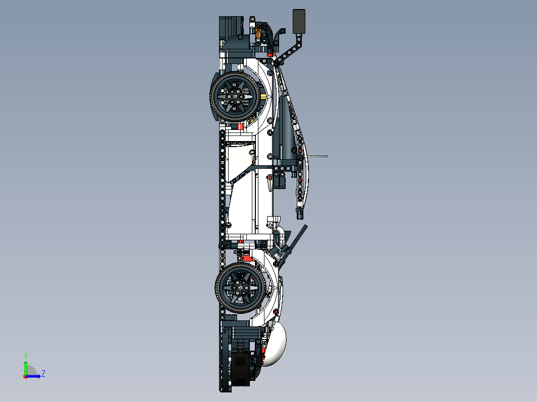 orche 911玩具跑车立体拼装模型