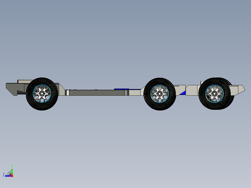 multibase powertrain可拼装式电动车底盘