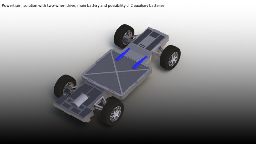 multibase powertrain可拼装式电动车底盘缩略图