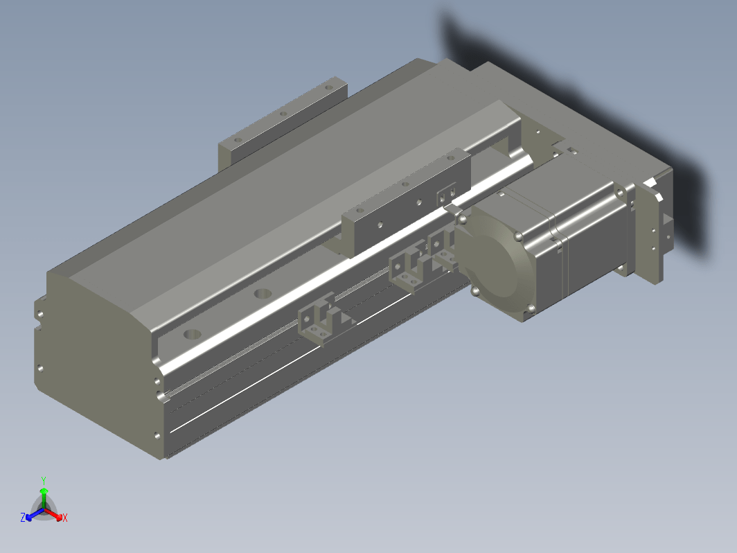 MT100BS-L100 线性模组 直线滑台模型.MT100BS.L10.100.BR.M20B.C4.3D