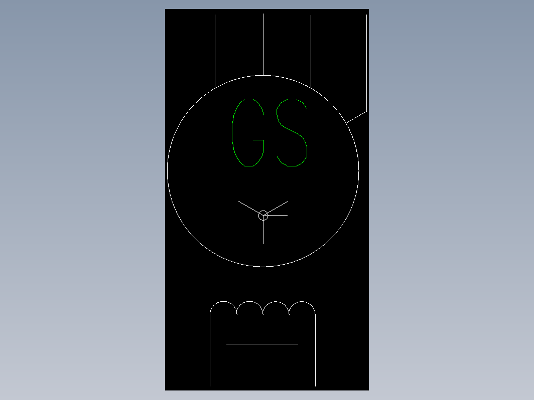 电气符号  三相同步发电机 (gb4728_8_2E.3)