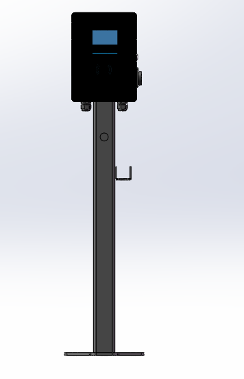 立式分体充电桩三维SW2018带参