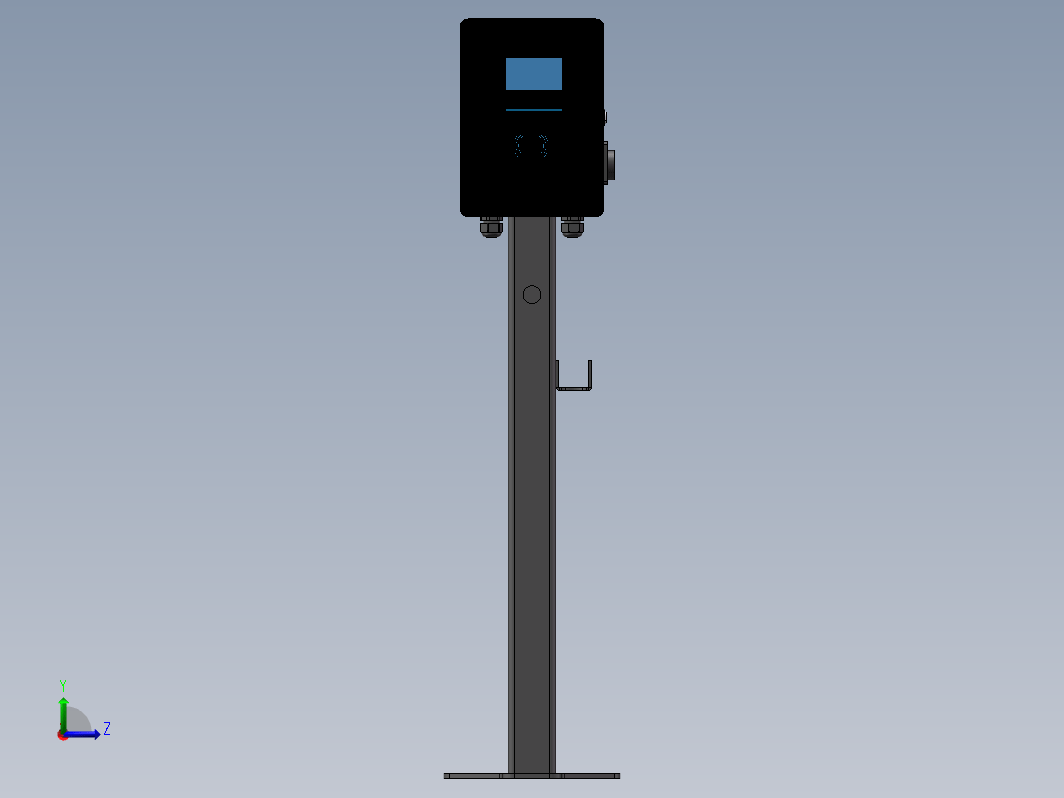 立式分体充电桩三维SW2018带参