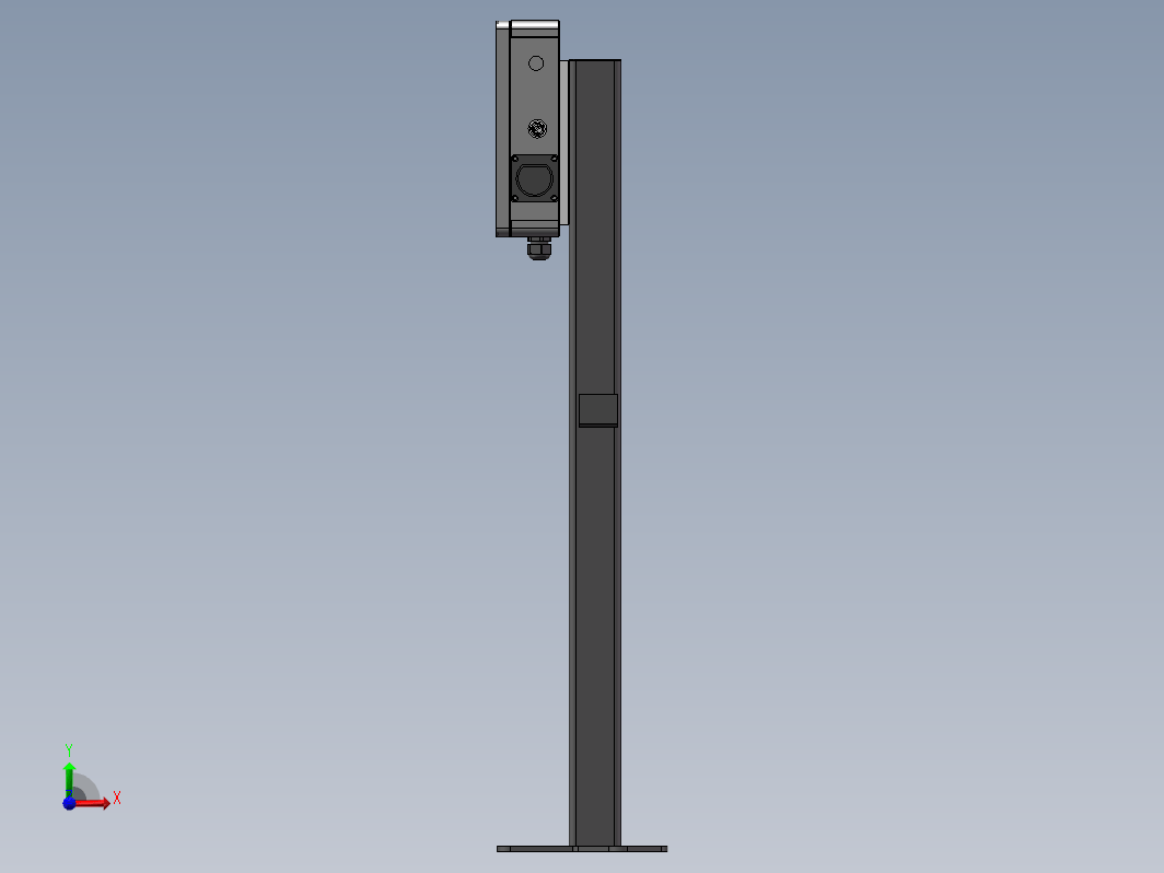 立式分体充电桩三维SW2018带参