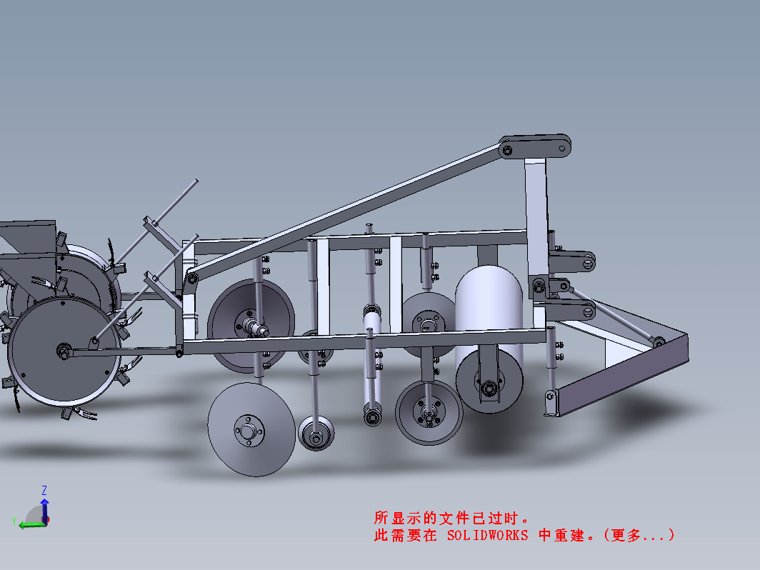 小型蔬菜播种机三维SW2016带参+说明书