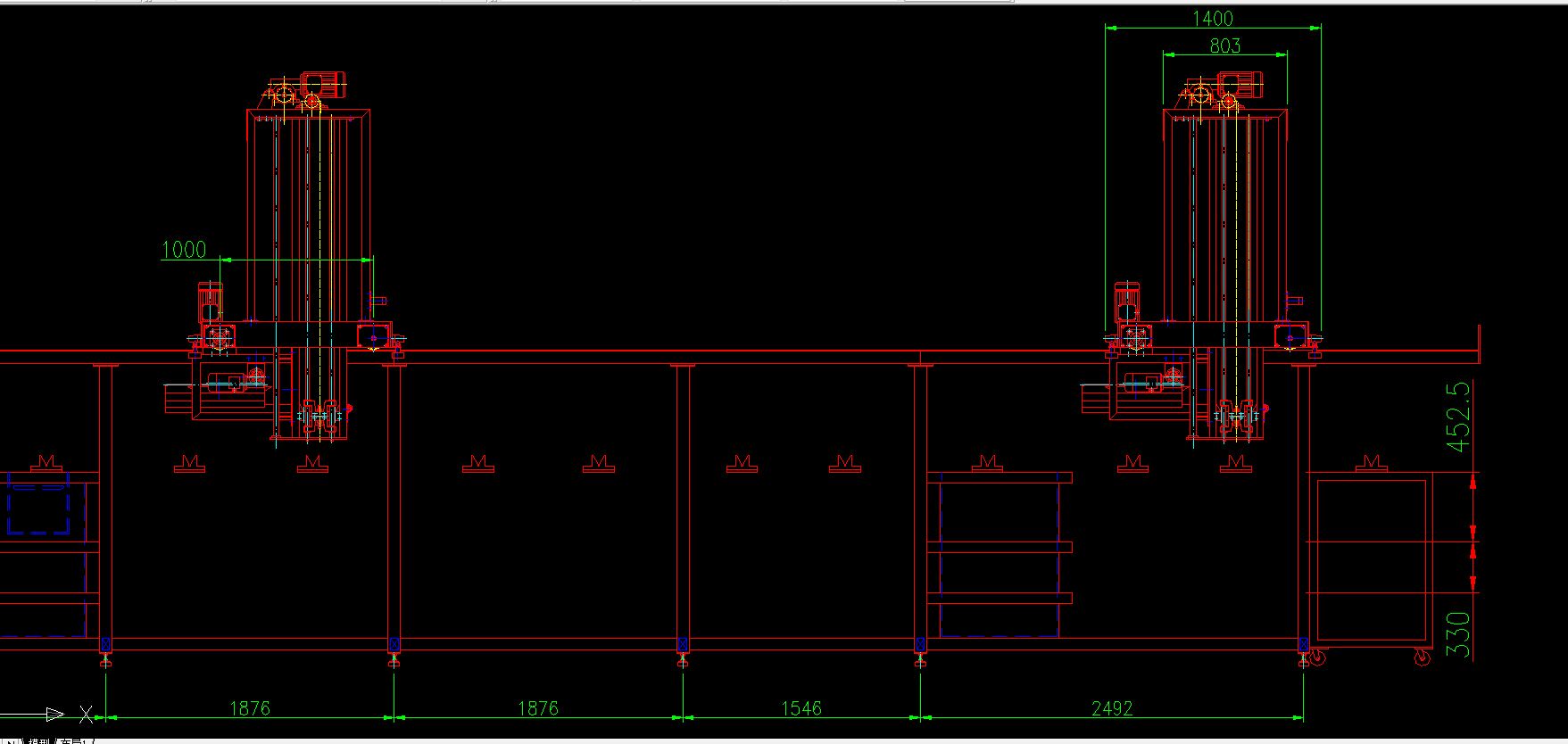 铝氧化生产线结构图设计-设计+CAD+说明书