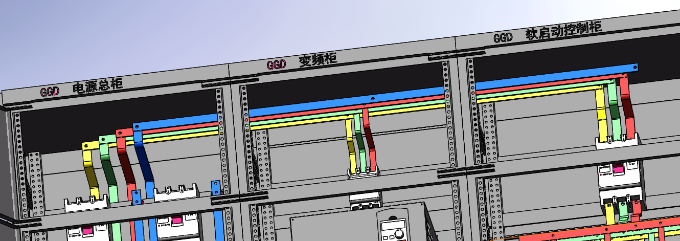 电源柜+变频柜+软启动柜