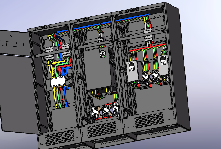 电源柜+变频柜+软启动柜