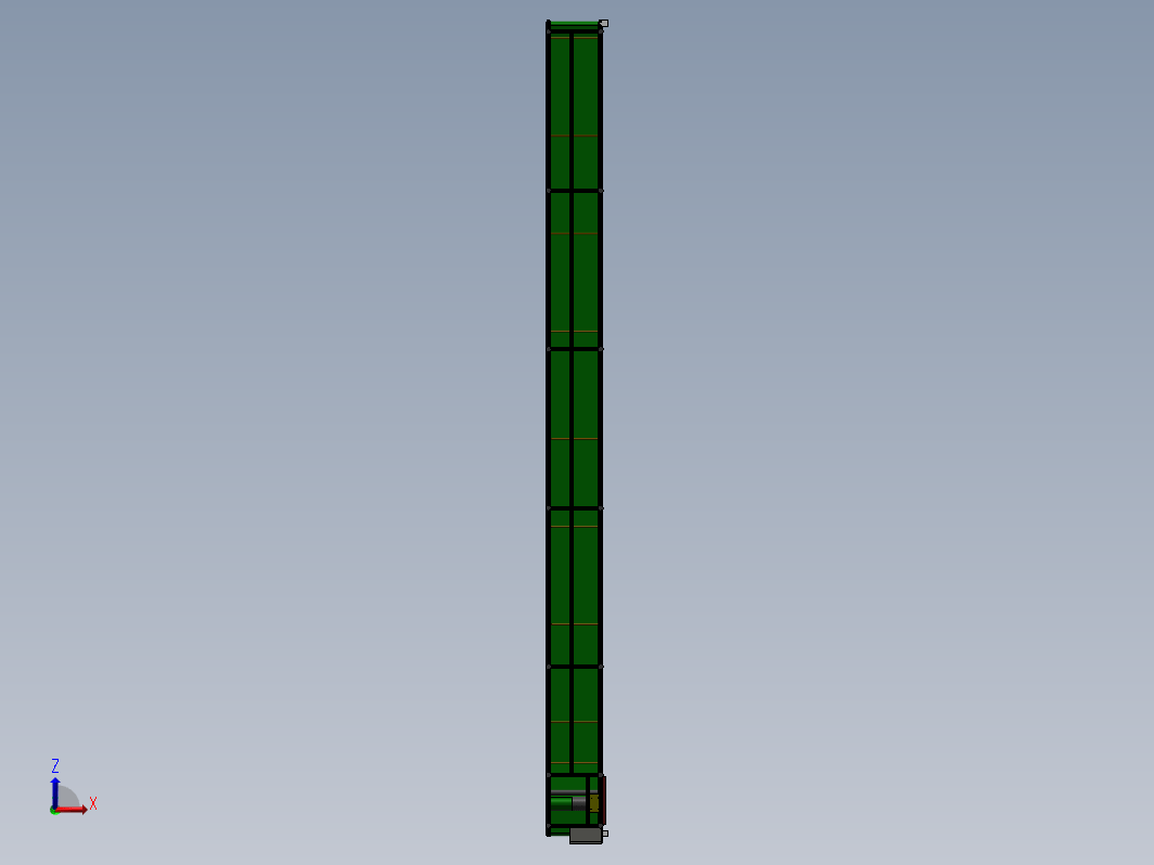 10米PVC输送线 3D模型