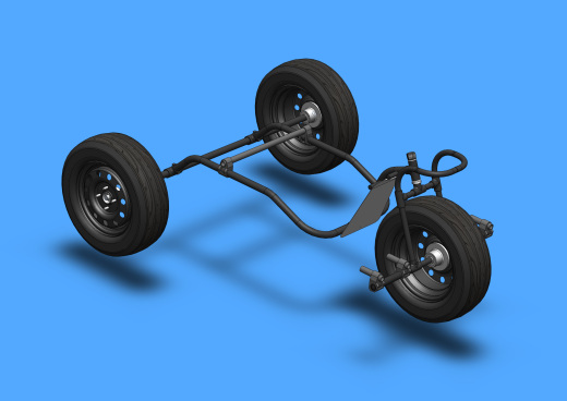 Kite buggy Spider三轮车钢管架缩略图