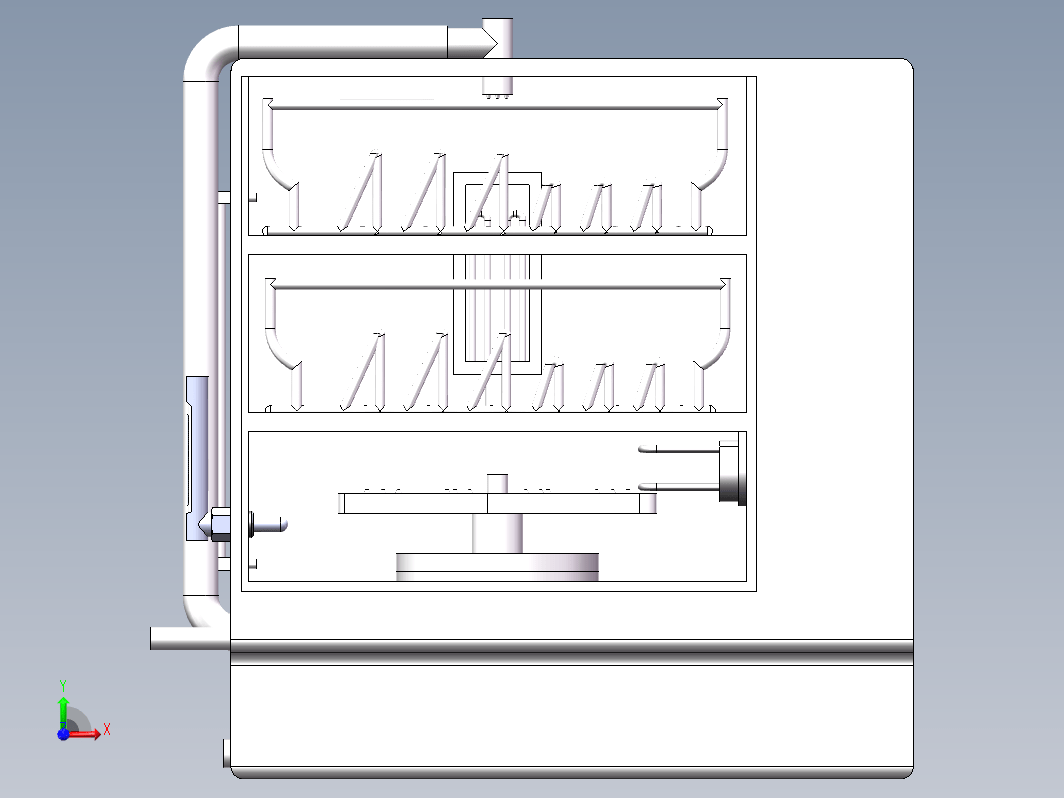 洗碗机设计三维SW2020带参+CAD+说明书