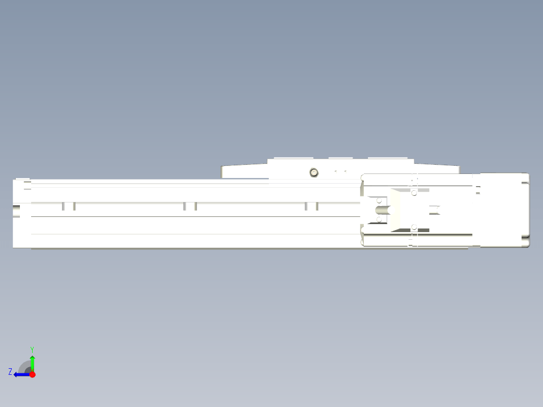 轨道内嵌式螺杆滑台KGH12-150-BR-400W-C4