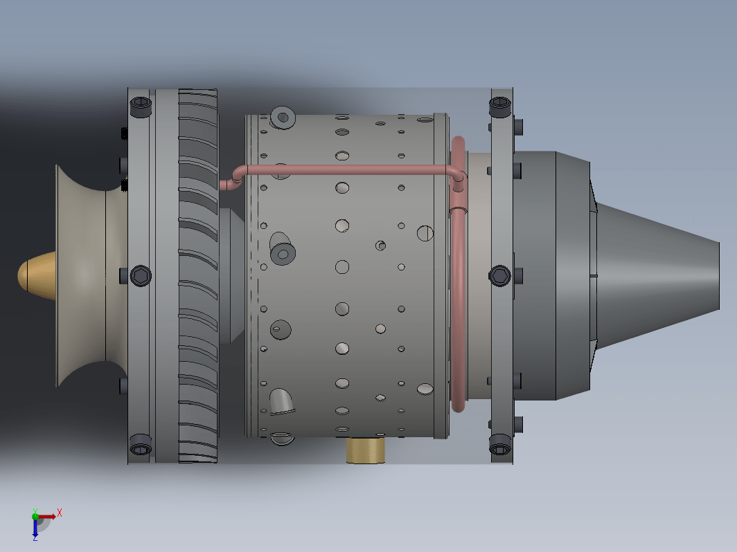 Motor a Jato MW 54涡轮喷气发动机