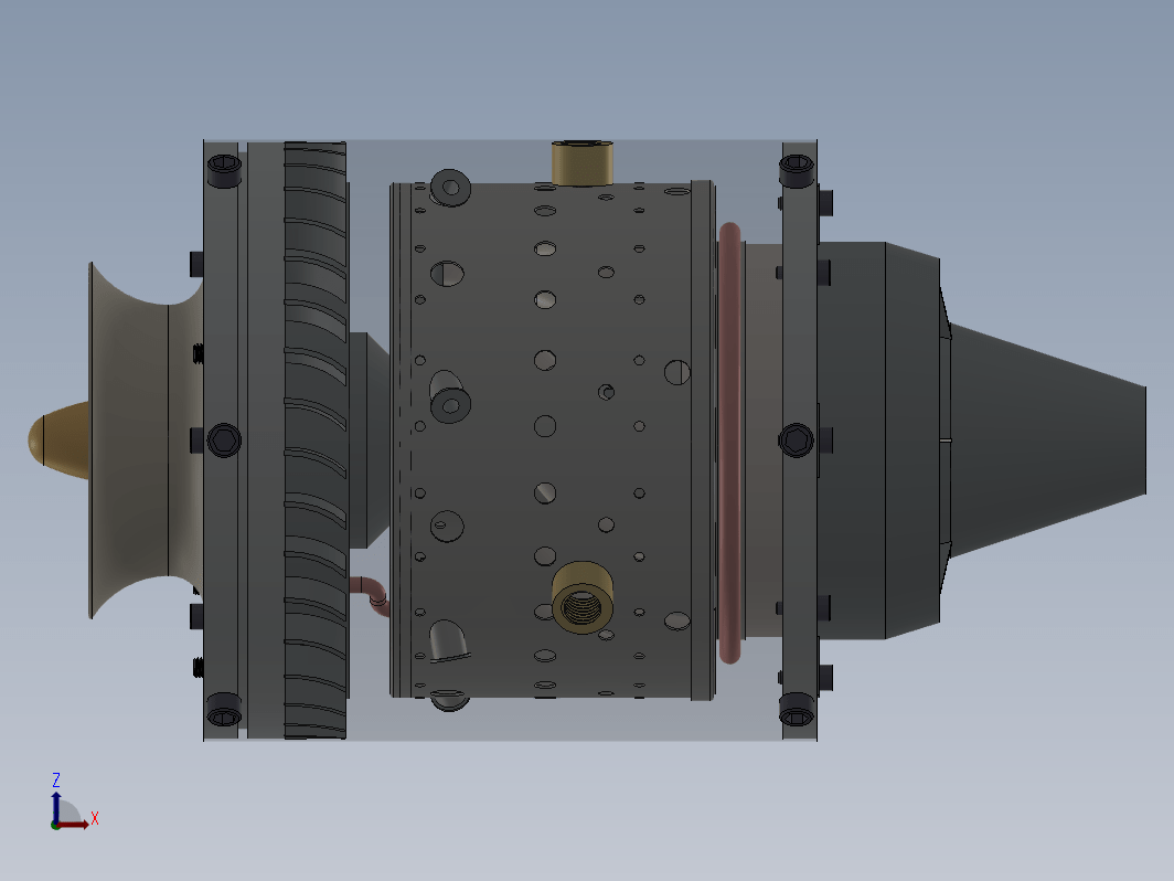 Motor a Jato MW 54涡轮喷气发动机