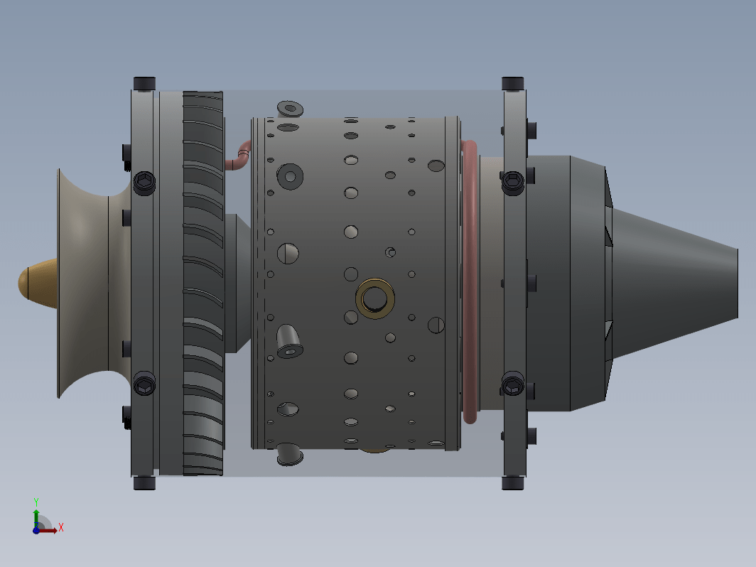 Motor a Jato MW 54涡轮喷气发动机