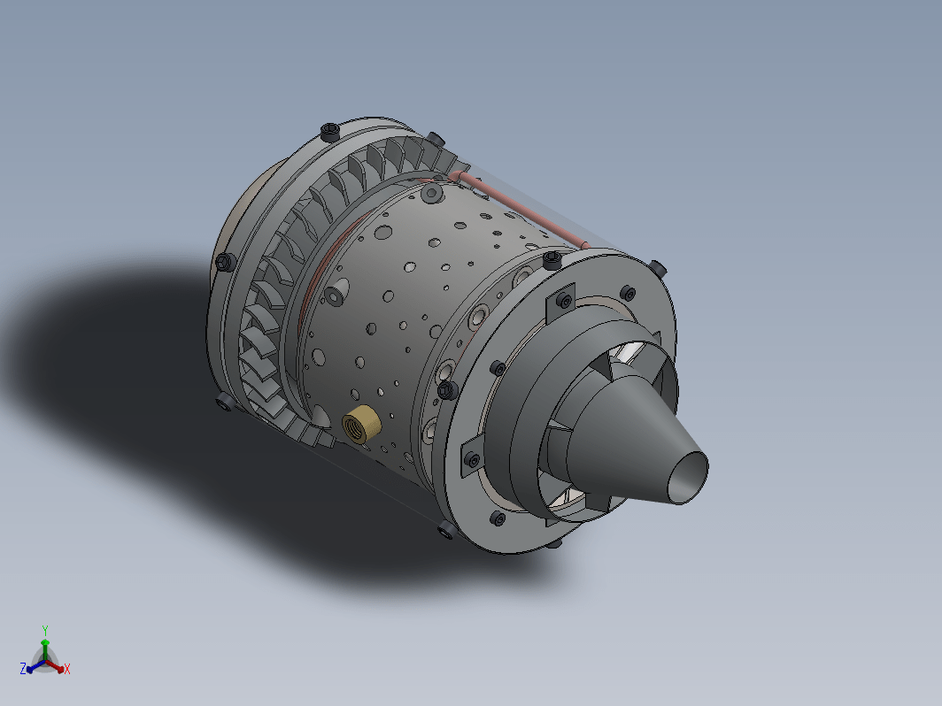 Motor a Jato MW 54涡轮喷气发动机