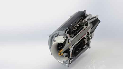 Motor a Jato MW 54涡轮喷气发动机缩略图