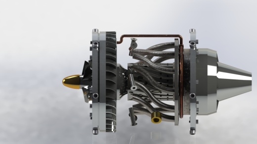 Motor a Jato MW 54涡轮喷气发动机缩略图