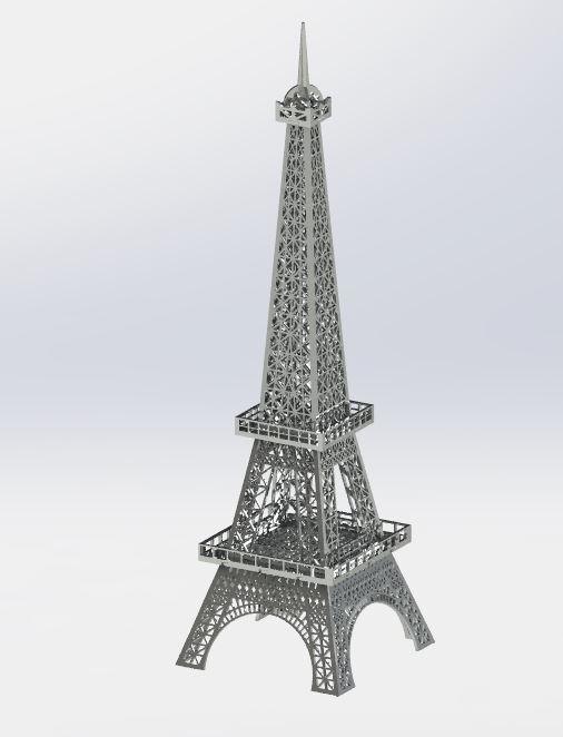 EIFFEL TOWER埃菲尔铁塔拼图切割图缩略图