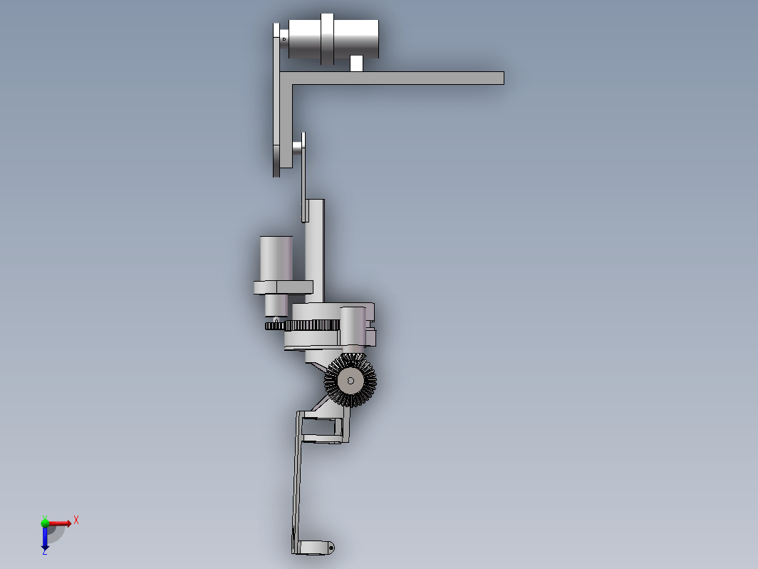 上肢康复机器人三维SW2016带参+CAD+说明书